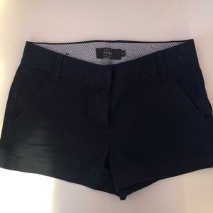 JCREW Navy Blue Chino Shorts